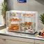 MAKY Chống Bụi Acrylic Display Case Store Món Tráng Miệng Bánh Thực Phẩm Bánh Ngọt Bánh Mì Hiển Thị Ra Mù Hộp Bảo Quản VN