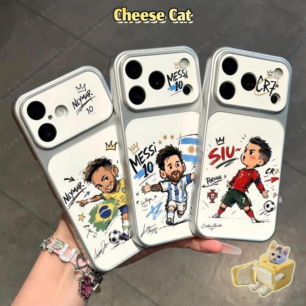 Đẹp Trai Ngôi Sao Bóng Đá Ốp Lưng Điện Thoại iPhone 17 Pro 16 Plus 15 14 11 12 13 Pro Max XR Xs Max Da Bảo Vệ