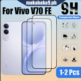 1-2 Chiếc HD Kính Cường Lực Bảo Vệ Màn Hình Cho Vivo V70 FE 5G Phim Bảo Vệ Kính Chống Va Đập