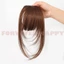 Dây buộc tóc tự nhiên kiểu Pháp Full Bangs Tóc giả - Phong cách Mỹ châu Âu không dấu vết dành cho nữ