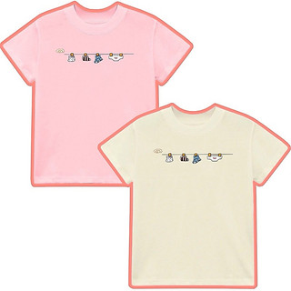 Áo thun Baby Tee in hình 4 Items dễ thương mặt trời 100% Cotton