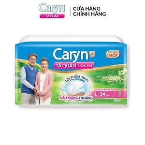 Tã Quần Caryn mỏng nhẹ M16, L14, XL12