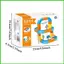 Đồ chơi ô tô theo dõi từ tính 3D Trò chơi xây dựng từ tính Bộ xe lửa trẻ em cho bé trai bé gái 3-8 tuổi Phòng chơi trường học tại nhà saixit2vn