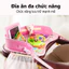 Bàn ăn treo ô tô cho bé–Có giá đỡ điện thoại phía trước, túi đựng đồ hai bên tiện lợi, đi du lịch & dã ngoại chống nước