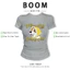 BOOM Áo Baby Tee Nữ Cotton Ôm Body-Áo Thun Ngắn Tay Y2K In Hình PhongCách Mùa Hè, Cổ Tròn Hàng Đầucách hàn quốc phong536