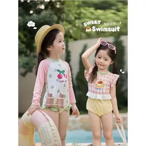 Phiên Bản Hàn Quốc Đồ Bơi Bé Gái Dễ Thương Mùa Hè Cho Bé Một Mảnh Nhanh Khô Đồ Bơi Trẻ Em