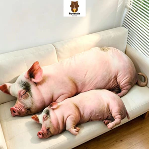 Rytanda Mô Phỏng Dễ Thương Lợn Sang Trọng Đồ Chơi Gối Lợn Dễ Thương Búp Bê Động Vật Mềm Mại Và Vui Nhộn Đệm Sofa Bạn Gái Phòng Ngủ Nhà Đồ Dùng Học Tập Trang Trí Giáng Sinh Tốt Nghiệp Quà Tặng Sinh Nhật