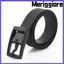 Thắt lưng silicon MERIGGIARE, Cặp đôi Thiết kế thương hiệu sang trọng Thắt lưng khóa ghim vuông, Dây thắt lưng miễn phí bằng kim loại thông thường