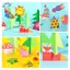 HFTOY Origami Sách Trẻ Em Handmade DIY Làm Vật Liệu Mẫu Giáo Giấy Màu Đồ Chơi Giấy Handmade ~
