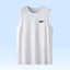 Nam Mùa Hè Nhẹ Ice Silk Thể Thao Ngoài Trời Tay Ngắn Cổ Tròn Nhanh Khô Tank Top