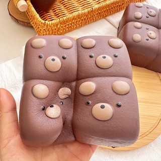 Đồ chơi giải nén bánh mì mô phỏng phục hồi chậm, Công cụ giải nén hoạt hình ghim và chơi