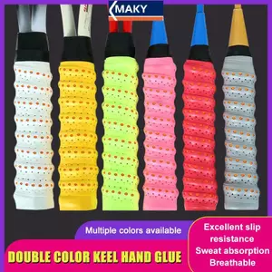 MAKY Squash Grip Tennis Raet Grip Tape Có Chống Trơn Trượt Đục Lỗ Siêu Thấm Hút Mồ Hôi VN