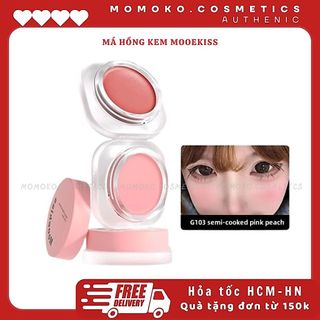 [HÀNG CTY CHÍNH HÃNG] Má Hồng Kem Mooekiss Má Hồng Đơn Sắc Dạng Kem Romantic Diverse Colors Blush 5g