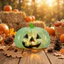 QEARY Halloween Bí Ngô Bóp Đồ Chơi, Kết Cấu Mềm Mại Co Giãn Pinching Squishy Fidget Đồ Chơi, Mới Lạ Lấp Lánh Đàn Hồi TPR Chậm Phục Hồi Thông Hơi Đồ Chơi Đảng