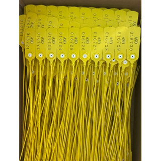Combo 100 cái Seal /dây / khóa niêm phong kẹp chì bằng nhựa dây tròn dài 40 cm (đã in sẵn số seri)AIMVUKES