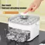 Cod Extra-Large 50-Ice Cube Maker Với Dễ Dàng Trượt Hai Lớp Thực Phẩm Cấp Khay Cho Tủ Lạnh Hoàn Hảo Cho & Cocktail