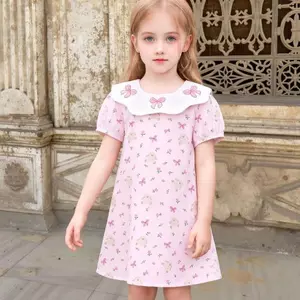 Đầm mỏng phong cách Âu Mỹ (2y-7y) Dễ thương ngọt ngào phong cách phương Tây