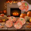 QEARY Halloween Bí Ngô Bóp Đồ Chơi, Kết Cấu Mềm Mại Co Giãn Pinching Squishy Fidget Đồ Chơi, Mới Lạ Lấp Lánh Đàn Hồi TPR Chậm Phục Hồi Thông Hơi Đồ Chơi Đảng