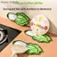 {AKIN} Nắp nồi silicon không chứa BPA Ra Tấm cắt thìa nhà bếp chịu nhiệt chống trầy xước cho quầy {a}