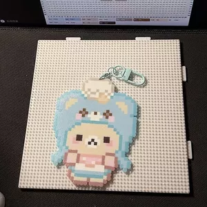 Hoạt Hình Schoolbag Dễ Thương Dễ Thương Dễ Thương Dễ Thương Acrylic Sinh Viên Pixel Móc Khóa Mặt Dây Chuyền Túi Bạn Gái Mặt Dây Chuyền Quà Tặng 6.22