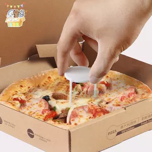 100 Cái Đế Tiết Kiệm Pizza Nhựa Trắng Chân Máy Sta Cố Định Ra Pizza Hộp Đựng Phụ Kiện Làm Bánh Nhà Bếp ELWW