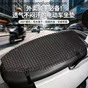 Xe Điện Thông Khí Ghế Đệm Xe Tay Ga Rỗng Ghế Đệm Xe Máy Thoáng Khí Cách Nhiệt Không Nhồi Bông Mồ Hôi @ -