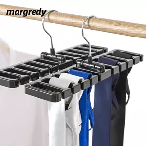 MARGREDY Giá đỡ dây đai, Móc xoay 10 khe cắm Giá treo dây đai, Nhựa bảo quản gọn gàng Không lắp đặt Giá đỡ tủ quần áo tiết kiệm không gian Sử dụng hàng ngày tại nhà
