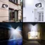Đèn LED năng lượng mặt trời có thể sạc lại Sân vườn Hộ gia đình Đèn tường ngoài trời Chống nước Tuổi thọ pin dài Đèn chiếu sáng tự động Cảm ứng