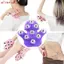 Găng tay massage AFTEROF, 360 độ với 9 máy mát xa toàn thân bằng kim loại, Bàn chải massage massage huyệt hình lòng bàn tay giúp làm đẹp chăm sóc cơ thể