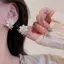 JRP Thời Trang Hoa Ngọc Trai sel Thả Bông Tai Nữ Trang Sức Cưới Phụ Kiện Tiệc JRP