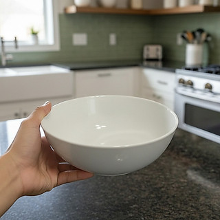 TÔ SỨ TRẮNG 8 INCH 20CM -Bát Tô Trắng Dày Dặn, Tô bún,Phở - Phương Trang