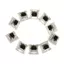 Btsg Công tắc tuyến tính xúc giác 3Pin Công tắc màu nâu cho bàn phím cơ MX Cherry MX Công tắc nhân bản Vỏ trong suốt
