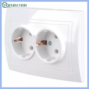 POP 220-265V Ổ cắm mặt đất đôi EU Dễ sử dụng tăng cường an toàn cho thiết bị của bạn