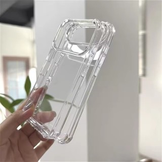 [JLK] ốp lưng iphone 13 pro max trong suốt chống rơi bốn góc mới cho iPhone 17 Air 16 15 14 13 12 11 Pro Max XR XS 8 Plus 16e SE 2022 Vỏ cứng trong suốt chống sốc cho 17Pro có tính năng