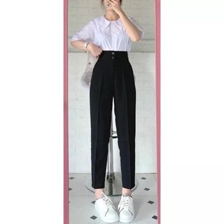 [Combo 2q tặng kèm dây lưng] Quần tây nữ đi học - Thiết kế đơn giản và thời trang cho cô gái trẻ