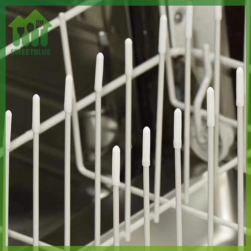 SWEET 50 Chiếc Máy Rửa Chén Giá Nắp Đầu Tine Nắp Nắp Linh Hoạt Đầu Tròn Mũ Bảo Vệ Cho Điều Sắc Nét Để Ngăn Ngừa Va Chạm n