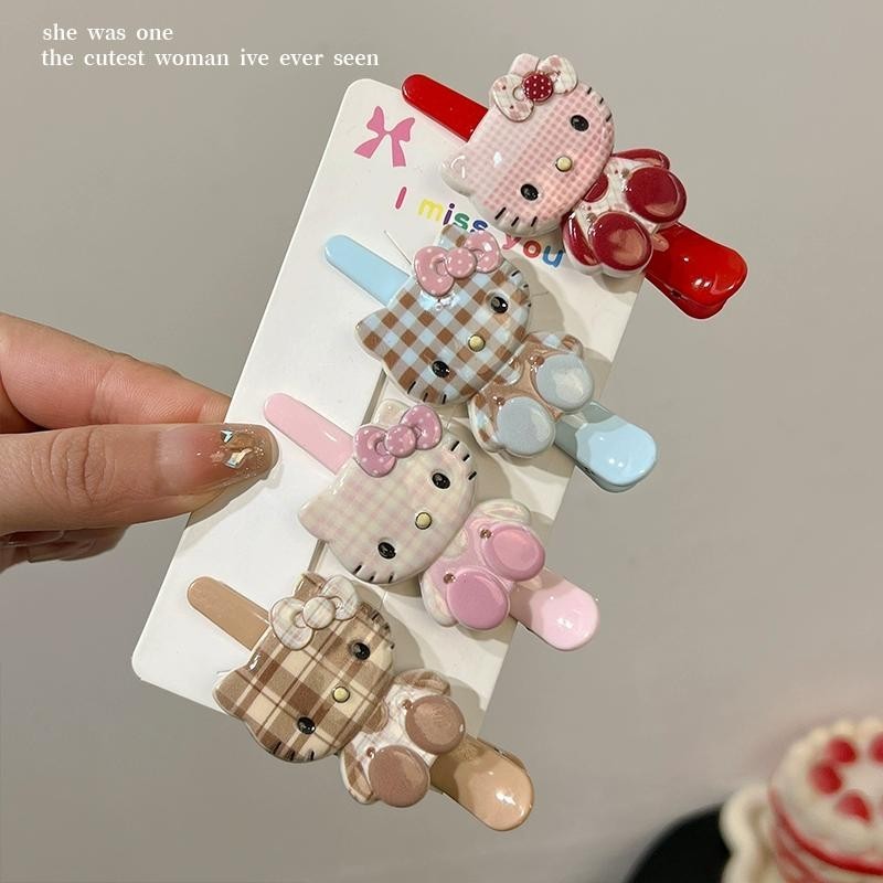 Kẹp tóc Hello Kitty có Bangs - Kẹp phụ kiện trán dễ thương