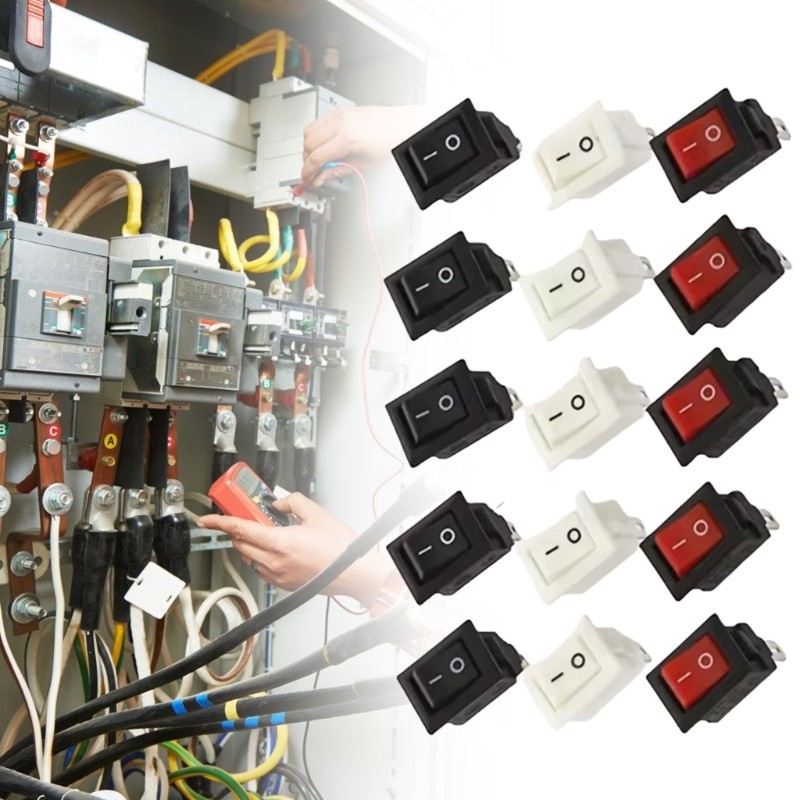 POP 15 Chiếc Công Tắc Chuyển Đổi Mạnh 2 Pin 2 Vị Trí Thuyền Thiết Kế Công Tắc Nguồn Rocker