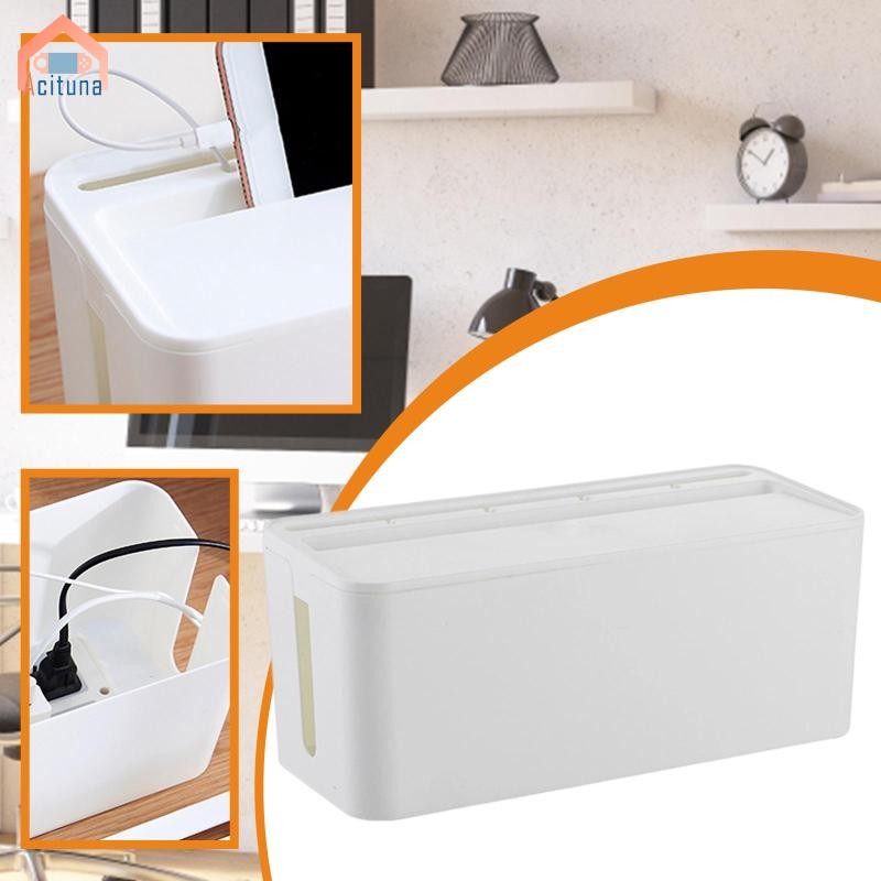 Hộp Quản Lý Cáp Hộp Đựng Tiết Kiệm Không Gian Trang Trí Hiện Đại Có Nắp Di Động Tổ Chức Cho Dây Rời Quản Lý Phòng Ngủ TV