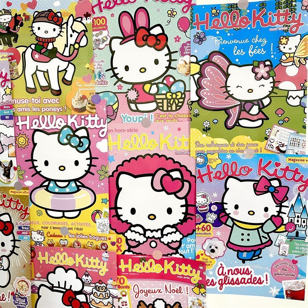 Hello Kitty Hello Kitty Can Tạp Chí Hoạt Hình Poster Hello kt Phòng Ngủ Ký Túc Xá Trang Trí Poster Ảnh 25.9.5