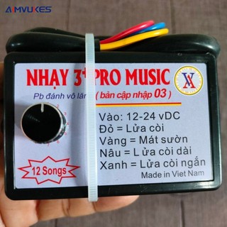 AIMVUKES  Nhại kèn 3pro 12 bài, nhại 8 bài nhại còi điện auto nhnhanh chậm, sàI cả còi hơi, ại còi hơi,  12v,24v