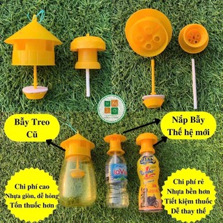 【COD】Bẫy Ruồi Vàng Tinh Chất Dẫn Dụ Sinh Học, Thay Thế Linh Hoạt, Thiết Kế Chống Mưa Nắng, Nhựa Cứng Bền, Tiện Lợi