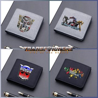 Transformers Ví Canvas Di Động Có Thể Gập Lại Ví Hoạt Hình Thẻ Ngân Hàng Đồng Xu Dây Kéo Ví Quà Tặng Sinh Nhật