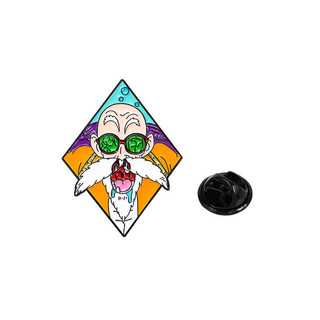 6 Cái / bộ Dragon Ball Kim Loại Pin Bộ Goku & Rùa Hemit Anime Thổ Cẩm Hợp Kim Kẽm Huy Hiệu Sưu Tập