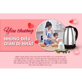 Ấm Điện Siêu Tốc Rạng Đông RD-AST18ST2 1.8L – Đun Nước Nhanh Chóng, An Toàn Tuyệt Đối