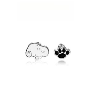Dễ Thương Snoopy Kỷ Niệm 75 Năm Chung Series Móng Vuốt Bông Tai Thông Minh Phù Hợp Với Người Đi Lại 2025 Thiết Kế Nữ