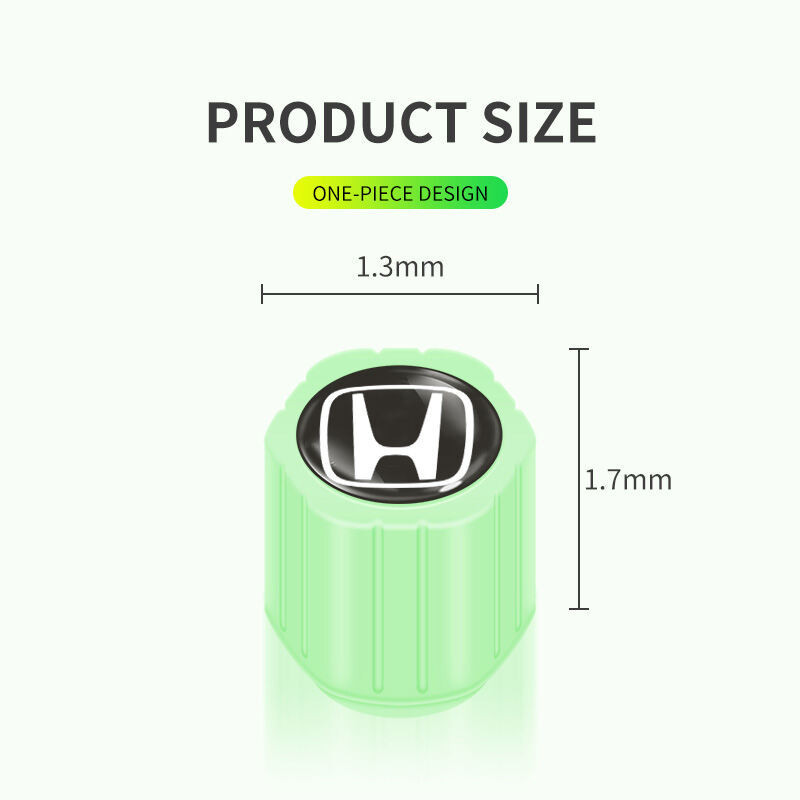 4 Honda Dạ Quang Đa Năng Ô Tô Lốp Van Mũ Cho Thành Phố gn2 mk6 Civic fc fd Accord Jazz BRV HRV CRV Odyssey Xe Máy Xe Đạp Phụ Kiện Xe Hơi