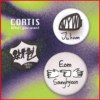 GC9 CORTIS Tinplate Huy Hiệu Gương Tròn Nhỏ Móc Khóa MÀU NGOÀI CÁC DÒNG JAMES MARTIN Phụ Kiện CG9