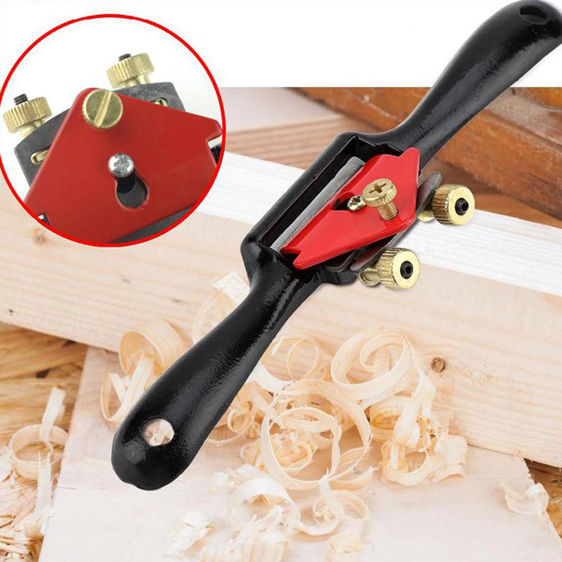 Bào Gọt Gỗ Cầm Tay Mini Đỏ Lưỡi Thép, Độ Bền Cao, Tuổi Thọ Dài, Bào Sắc Nét Ở Góc Cạnh Máy Bào Thường Không Vào Được