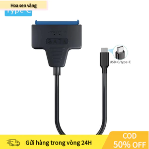 【24H】Cáp Chuyển Đổi SATA Sang USB Type C Tốc Độ 6Gbps, Gắn Ổ Cứng SSD 2.5 Inch, Hỗ Trợ Máy Tính Laptop